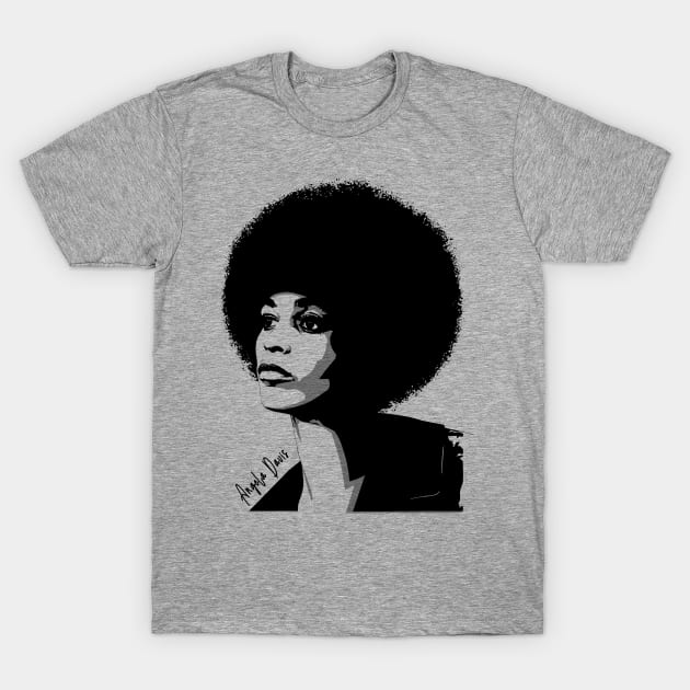 Angela Davis T-Shirt by Midnight Run Studio